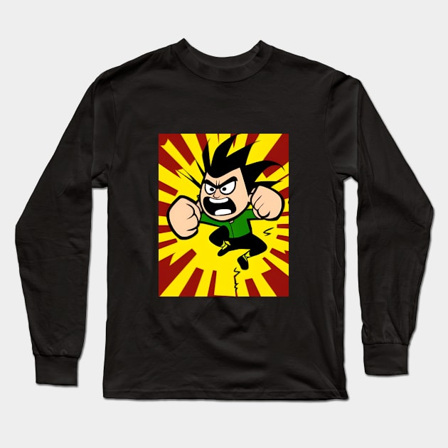 Work Rage Long Sleeve T-Shirt by WiseguyDesigns